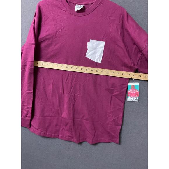 Royce Brand Crew Neck Top Tee Long Sleeves S Arizona EST 1912 Thumb Hole NWT - Picture 5 of 5